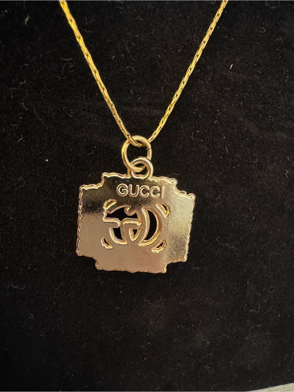 Gucci GG Crystal Charm Necklace - Picture 4 of 5